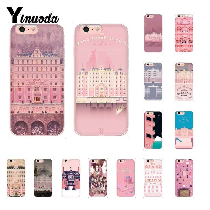 Yinuoda Wes Grand Budapest Hotel цветной милый чехол для телефона iPhone 6S 6plus 7plus 8 8Plus X Xs MAX 5 5S XR