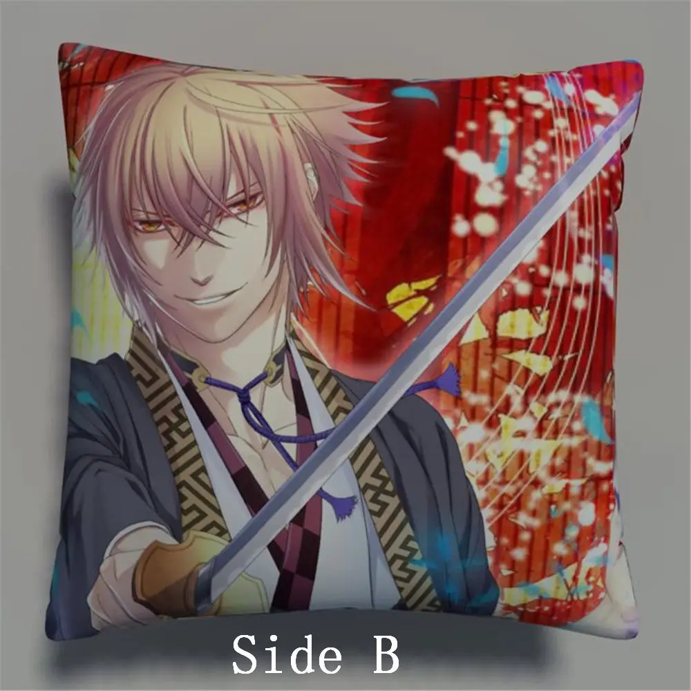 Hakuouki Shinsengumi Kitan Двусторонняя Подушка Чехол s обнимая для подушки Otaku косплей