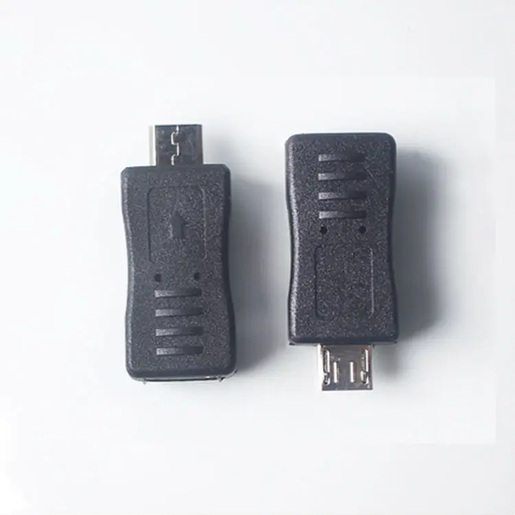 2019 оптовая продажа телефона Micro USB штекер на Mini 5pin гнездо адаптер зарядное