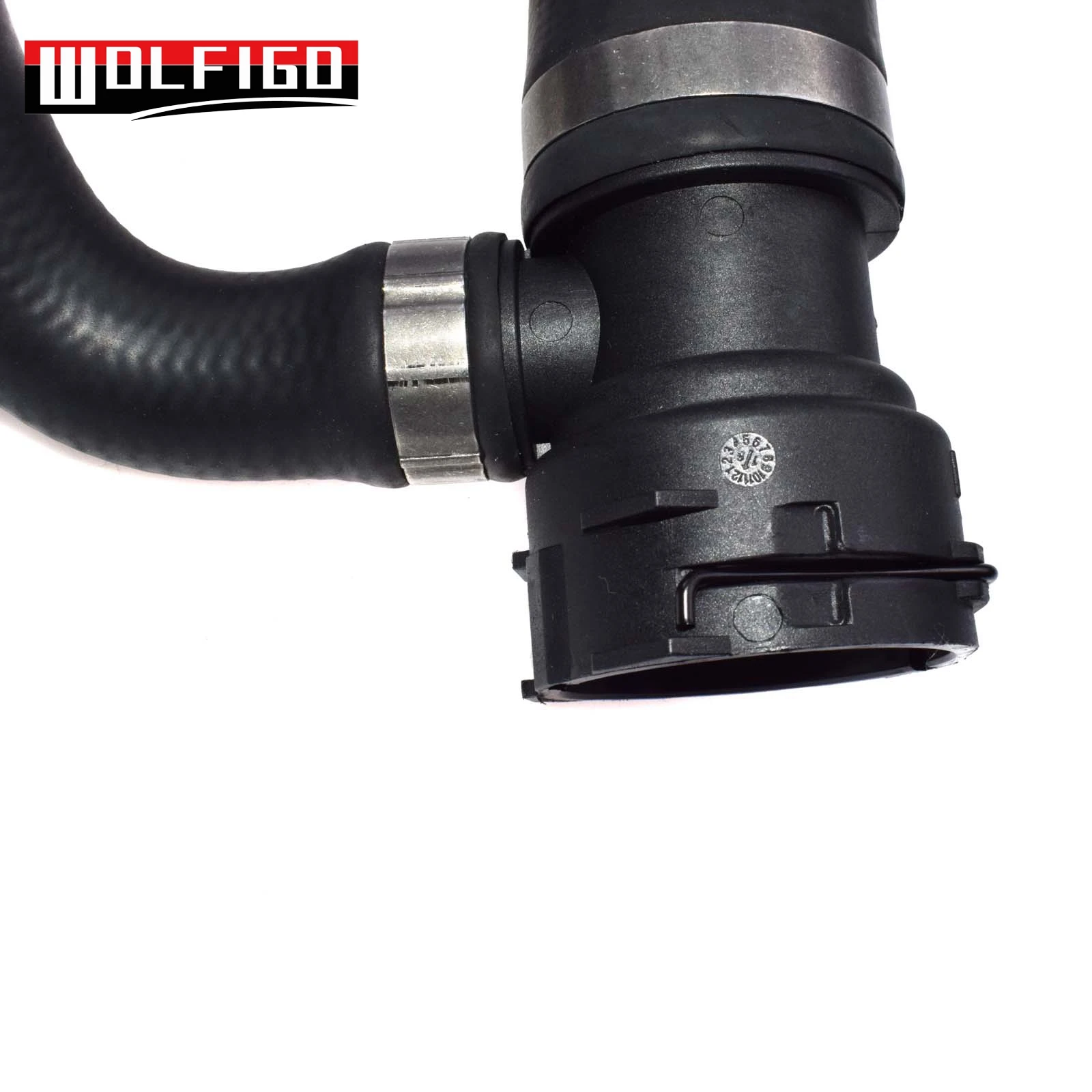 WOLFIGO New Upper Radiator Cooling Water Hose For BMW 545i 645Ci 2004 2005 17127519248 17 12 7 519 248 | Автомобили и мотоциклы