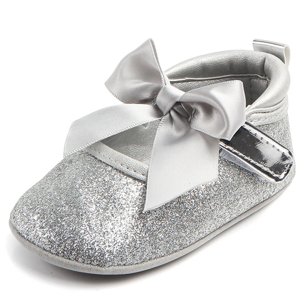 JABASIC детская обувь мягкая подошва для маленьких девочек Обувь новорожденных Riband