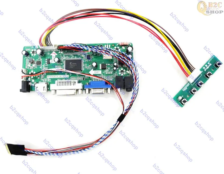 HDMI-совместимый + DVI VGA ЖК-контроллер драйвер монитор комплект для LP156WH4(TL)(P1