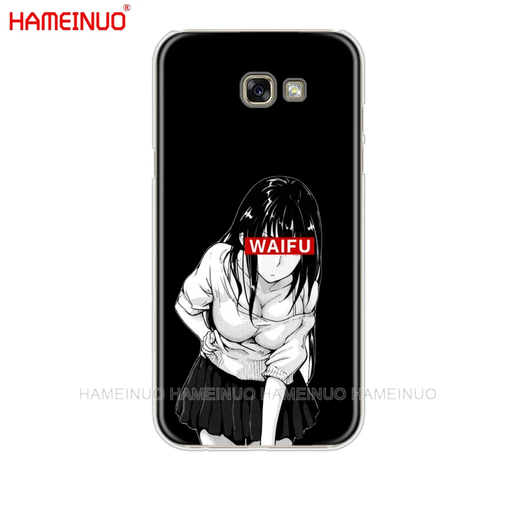 HAMEINUO Sugoi Senpai аниме waifu чехол для сотового телефона Samsung Galaxy A3 A310 A5 A510 A7 A8 A9 2016 2017