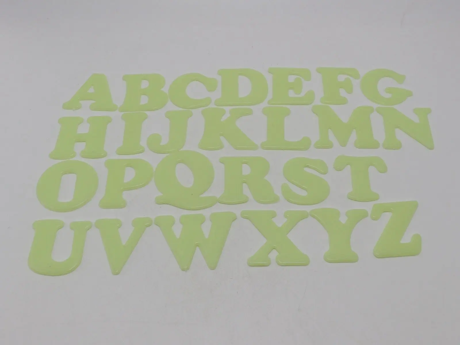 Светится в темноте Алфавит буквы "A-Z" декоративные настенные наклейки детская комната 26 шт