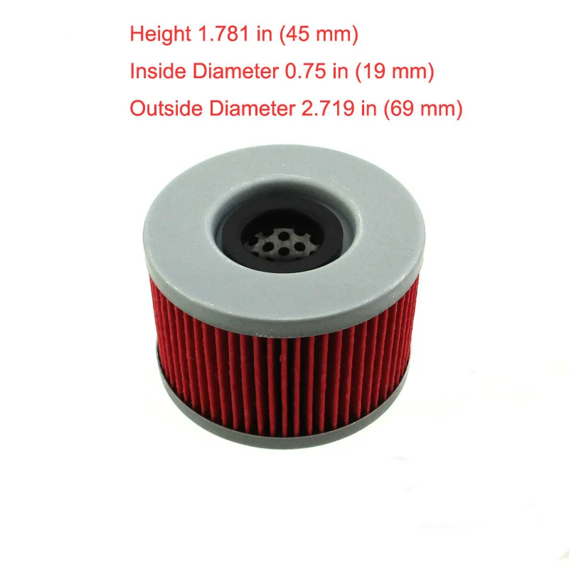 2x Oil Filter For Honda TRX400FA TRX500FA TRX680FA SXS700M2 SXS700M4 CB350S VT250 CX500 CM400T CB500T CB250 CB400 GL650 MUV700 | Автомобили