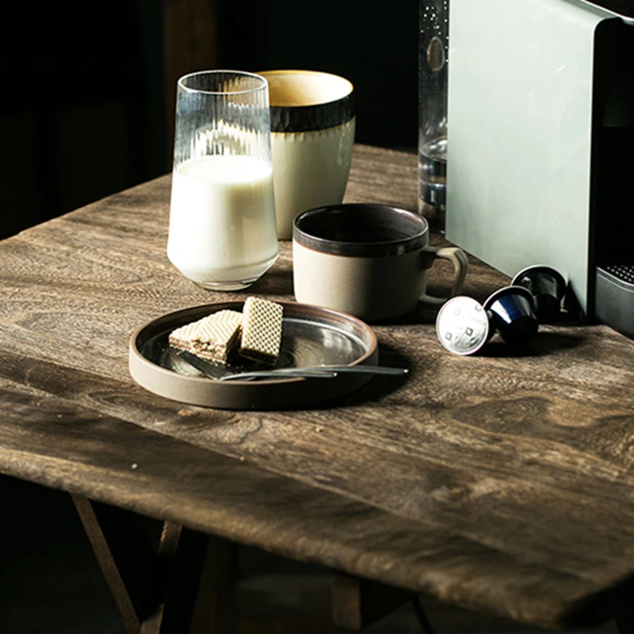 Большие керамические кружки для кофе креативные винтажные инструментов с