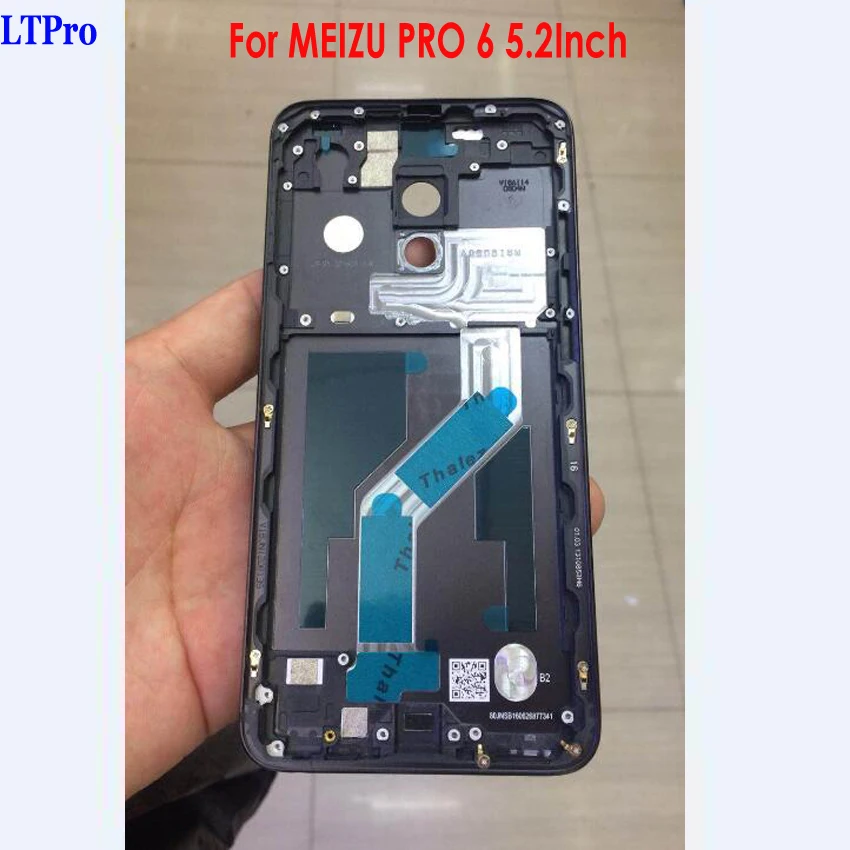 LTPro, лучшее качество, новинка, задняя крышка батареи, корпус, дверной чехол для MEIZU PRO 6, с кнопками громкости, запчасти для телефонов