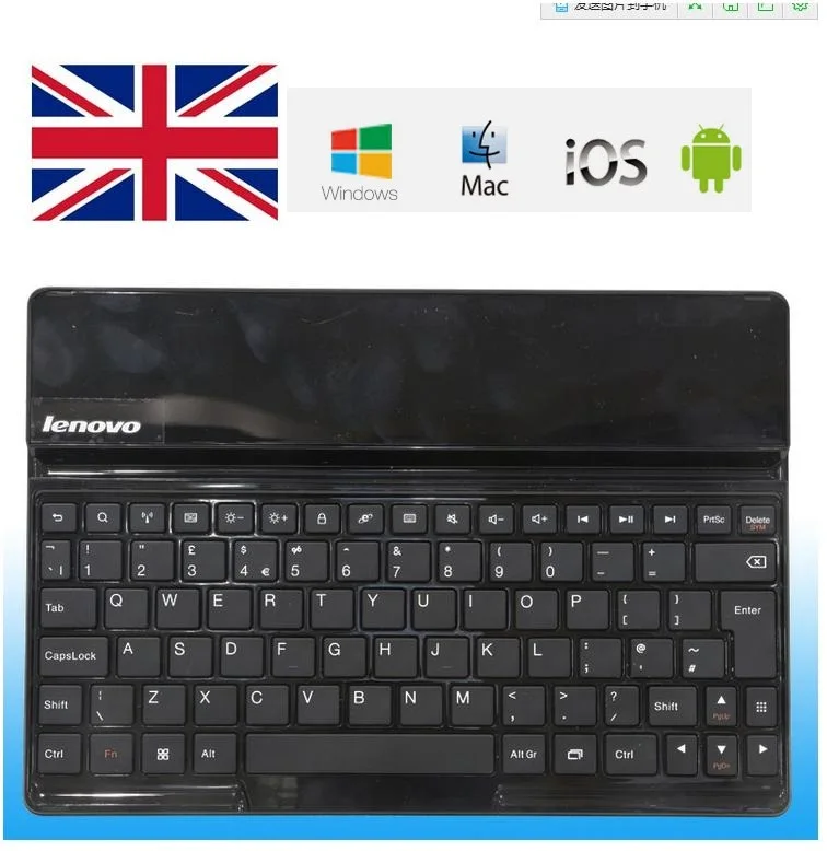 Русская английская и американская раскладка Оригинальная Lenovo Bluetooth клавиатура