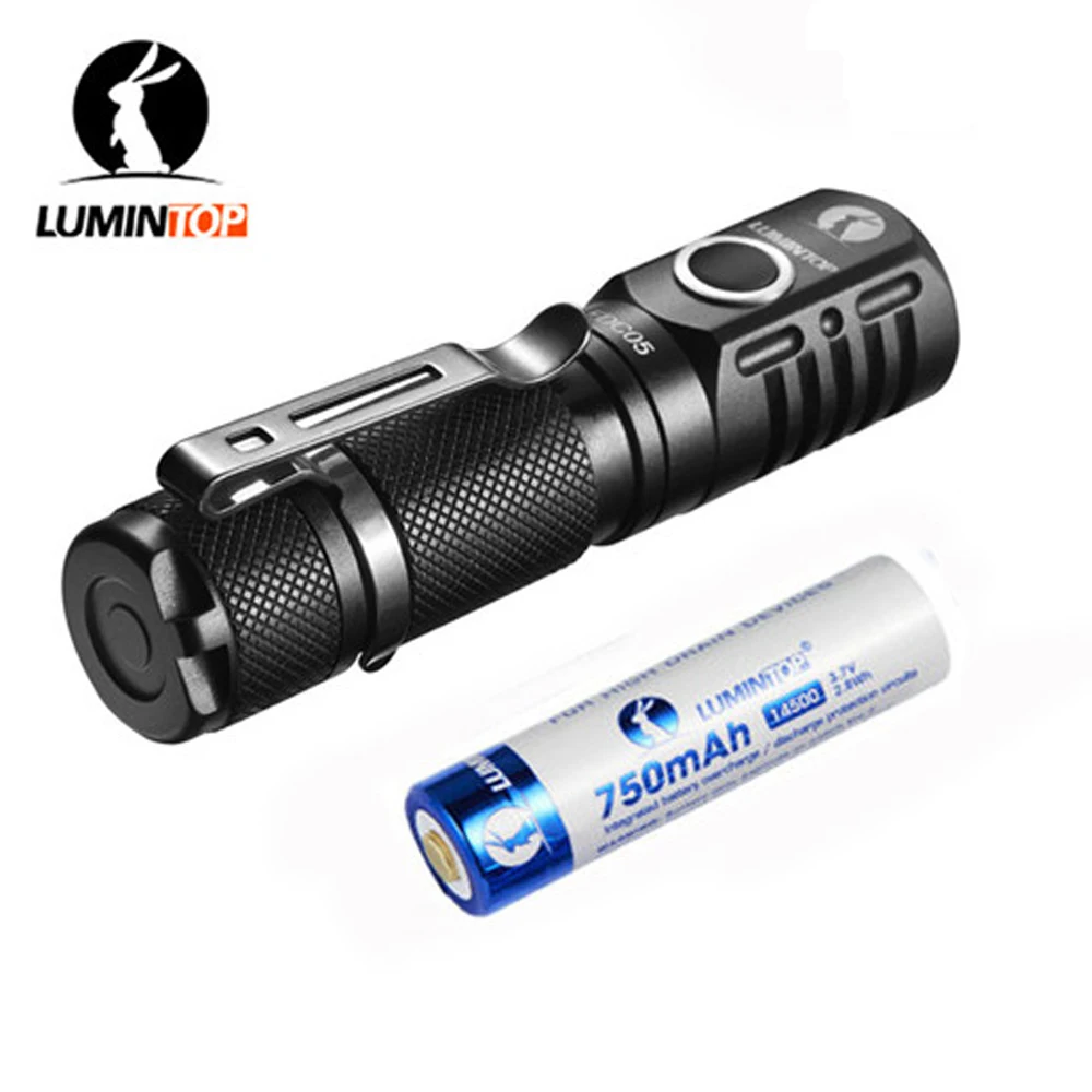 Lumintop EDC05 мини фонарик CREE XP-L светодиодный CW max 800 люмен люстра EDC луч бросок 100 м +