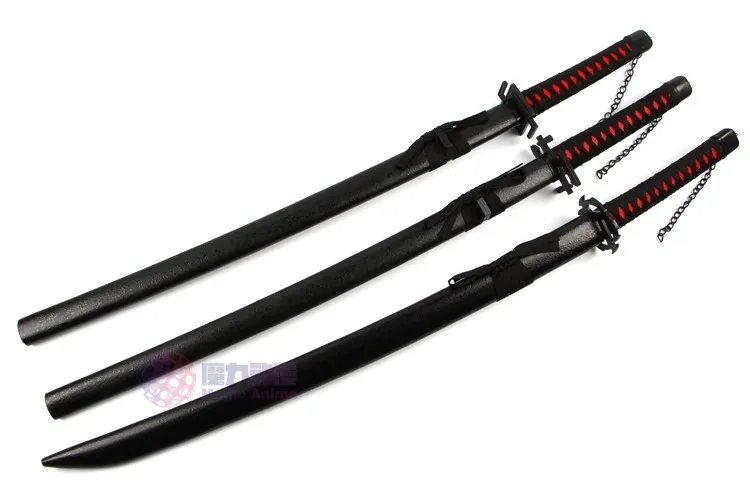 Bleach Kurosaki Ichigo Katana Аниме Косплей деревянный меч лезвие ножа оружие косплей реквизит для Хэллоуина Карнавал вечерние мероприятия