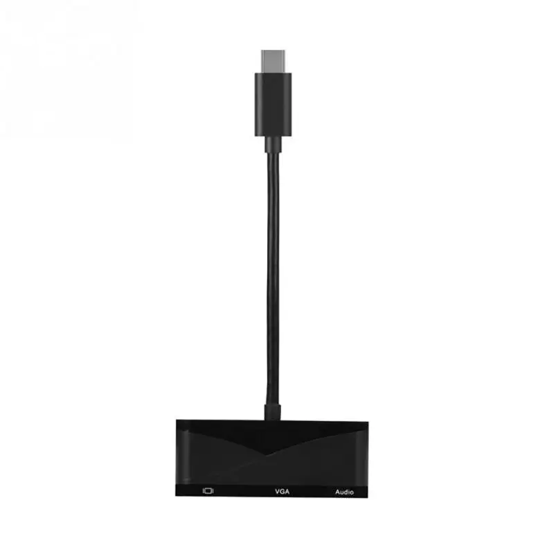 2018 распродажа новинок USB3.1 Тип C к HDMI VGA с аудио c HD линии адаптер|usb3.1 type-c|type-c hdmivga vga |
