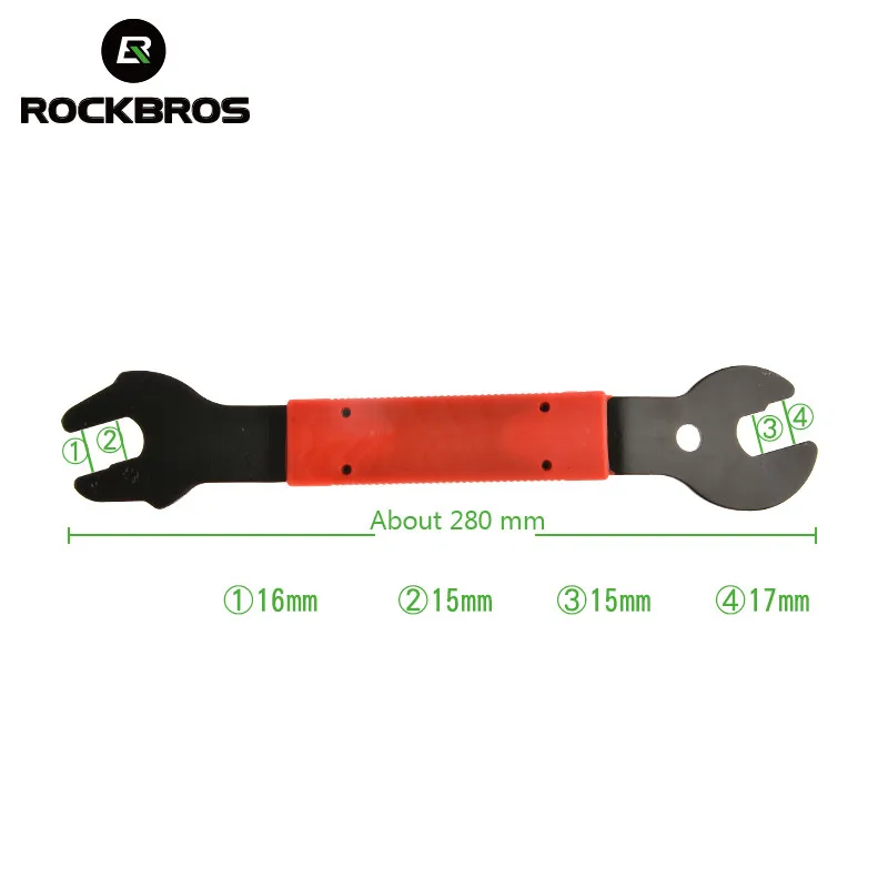 ROCKBROS велосипедные педали гаечный ключ противоскользящий ремонтный инструмент