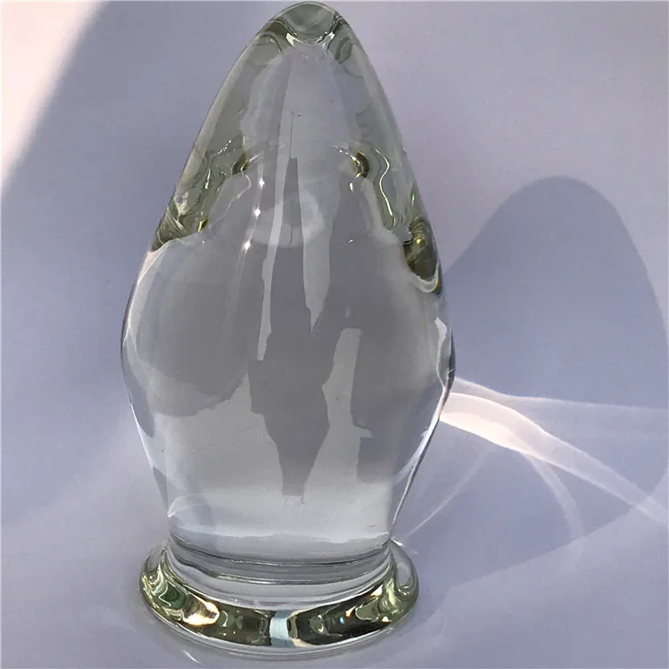 80mm Super Huge Size Pyrex Glass Butt Plug Large Crystal Anal Dildo Ball Fake Penis Masturbate Adult Sex Toy For Women Men Gay | Красота и