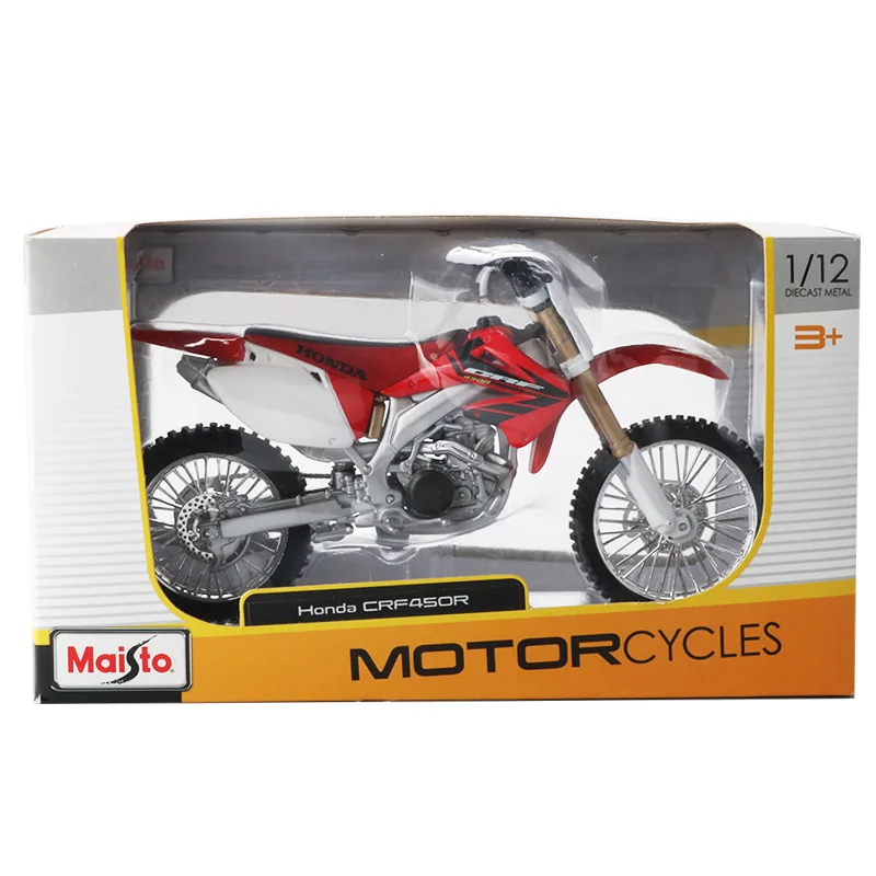 Масштаб 1:12 модель Maisto вездеходный мотоцикл из сплава CRF450R горный велосипед