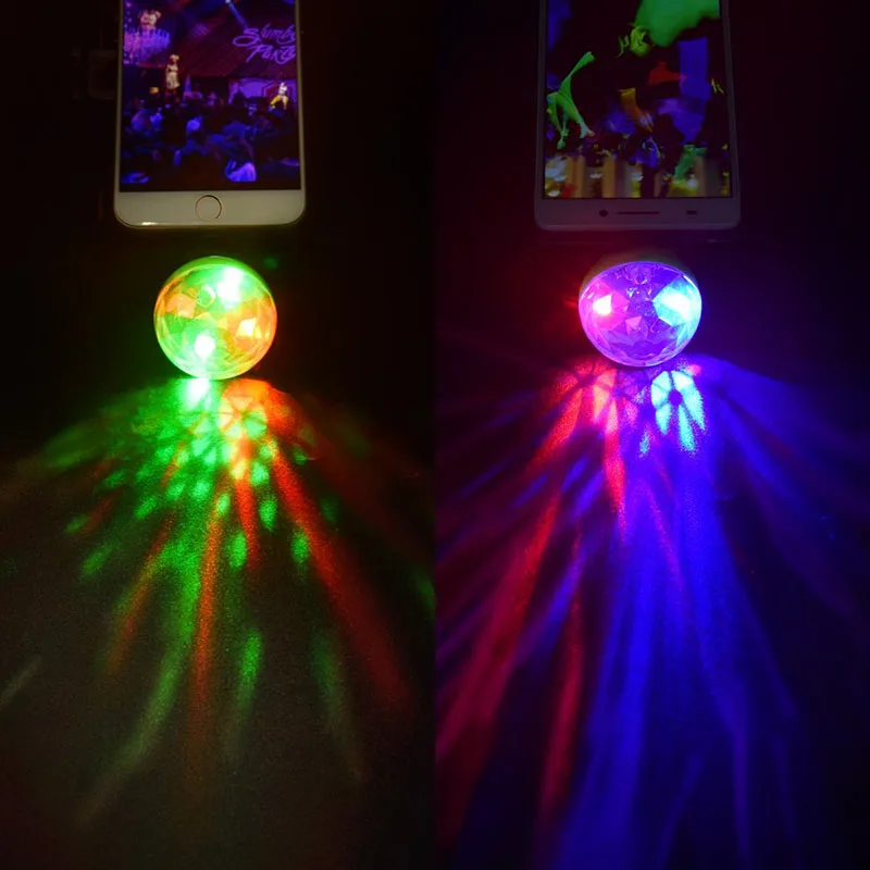 Автомобиль Led USB Атмосфера свет DJ RGB мини красочные Музыка Музыкальная лампа для C