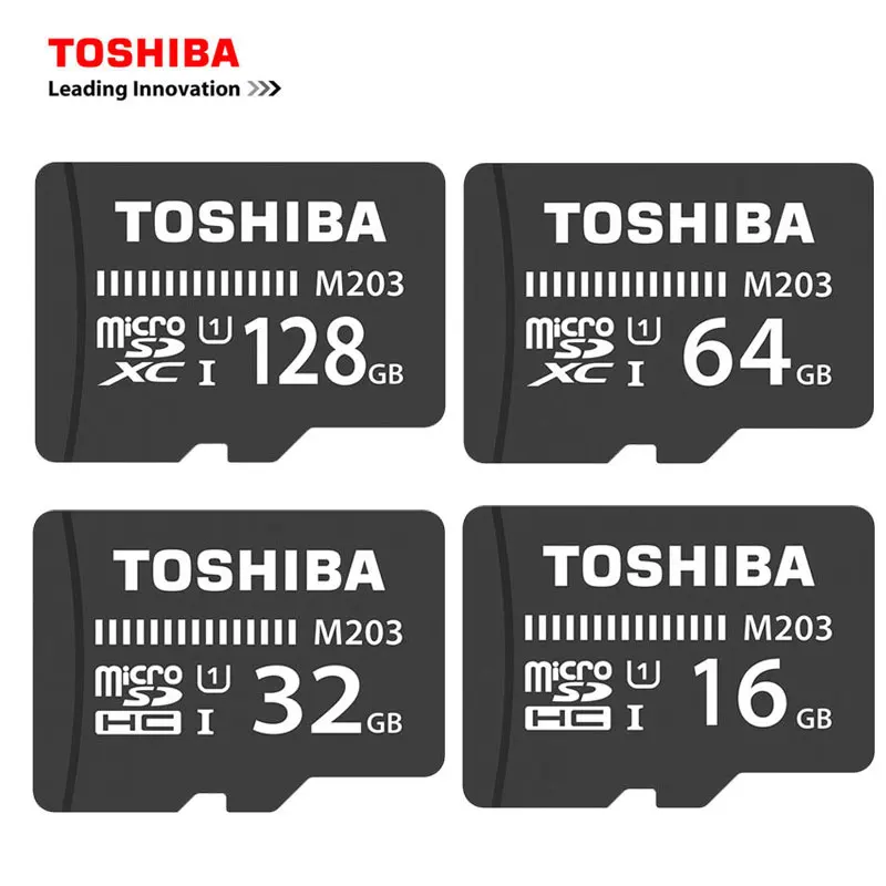 TOSHIBA карта памяти Micro SD класс 10 16 ГБ 32 128 ГБ|Карты памяти| |