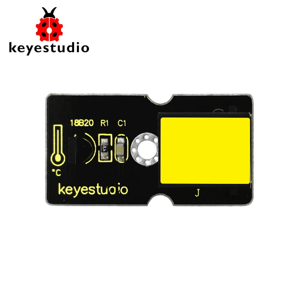 Новинка! Keyestudio EASY Plug DS18B20 датчик температуры для Arduino STEAM | Электронные компоненты