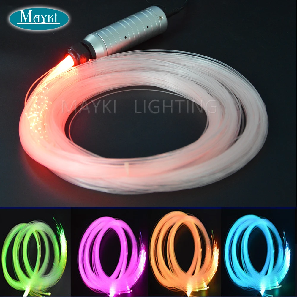 Maykit новый год новогодние товары 6 Вт RGB LED 250 шт. 75 мм конец ПММА горит волоконно