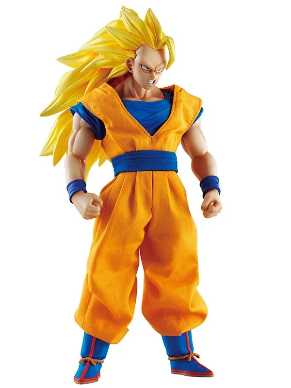 Лидер продаж 21 см Dragon Ball Z Сон Гоку ПВХ фигурку DOD Супер Саян 3 Коллекционная модель