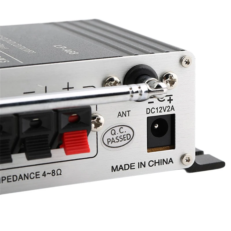 Kebidumei автомобилей 2 канала Hifi 12В цифровой автоматический MP3 CD аудио усилитель звука музыкальный плеер USB DVD FM MMC& Дистанционное Управление