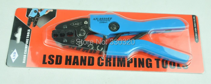 Обжимной инструмент с храповым механизмом для обжимных наконечников кабеля 25-50