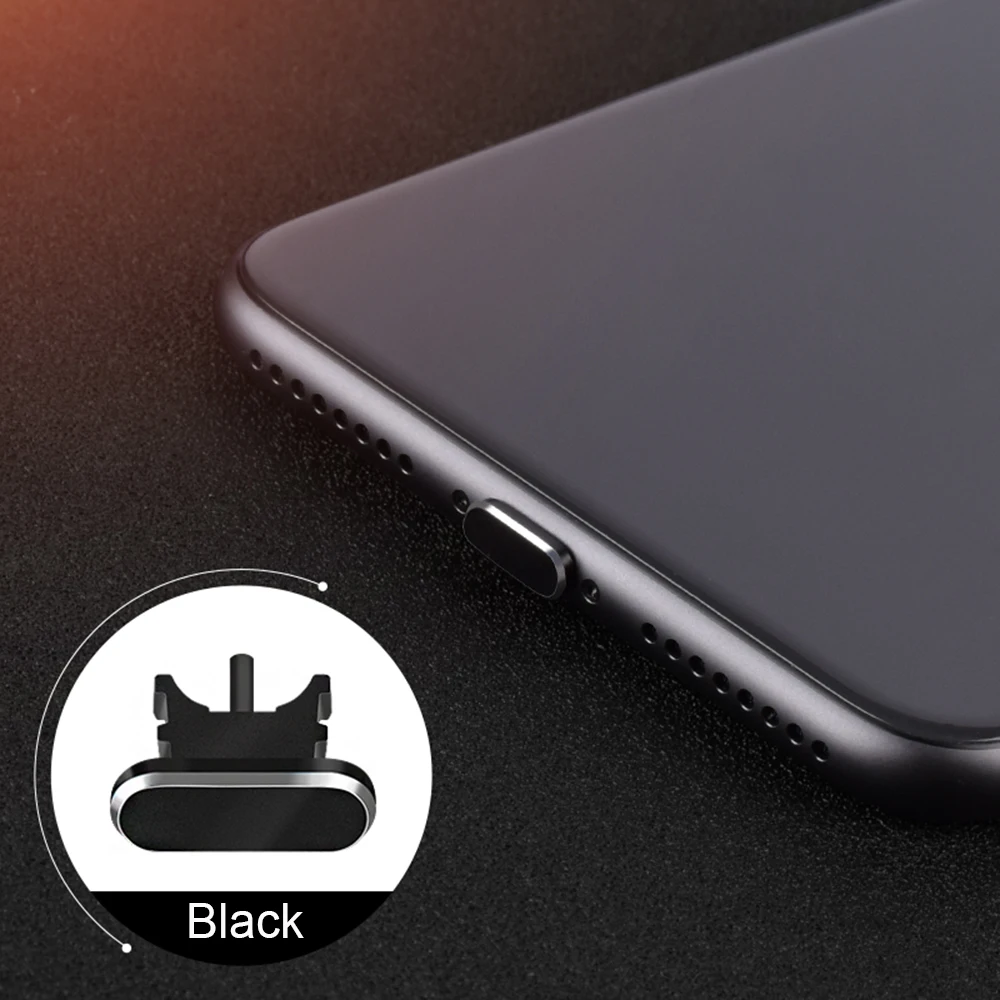 Металлическая алюминиевая противопылевая заглушка YIESOM 2 в 1 + штырь для Sim карты