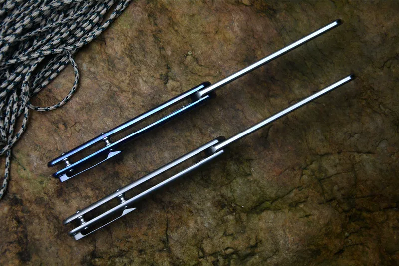 CH Flipper Pocket Razor Knife Man S35VN Blade Ball Bearing Titanium Handle Folding Outdoor knife for Gift Collections