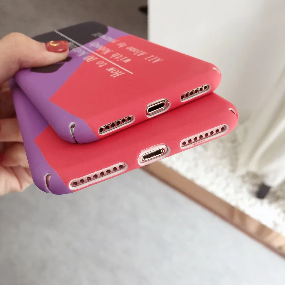 Чехол для телефона Apple iPhone 7 8 Plus X 6s 6 Смешные Слова чехол кожа твердая обложка ПК