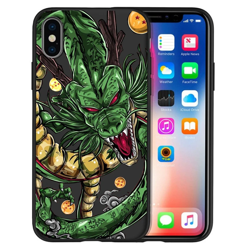 Роскошный чехол Goku Dragon Ball Super Saiyan Vegeta Dragon для iPhone XR 5 5S 6 6S 7 8 Plus X XS Max, мягкий силиконовый чехол Etui - Цвет: 03