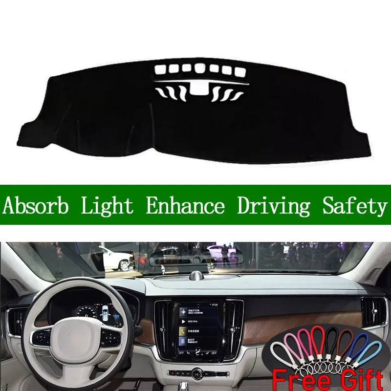 Нескользящий коврик для приборной панели volvo S90 T4 T5 T8 2013 2014 2015-2019 | Автомобили и