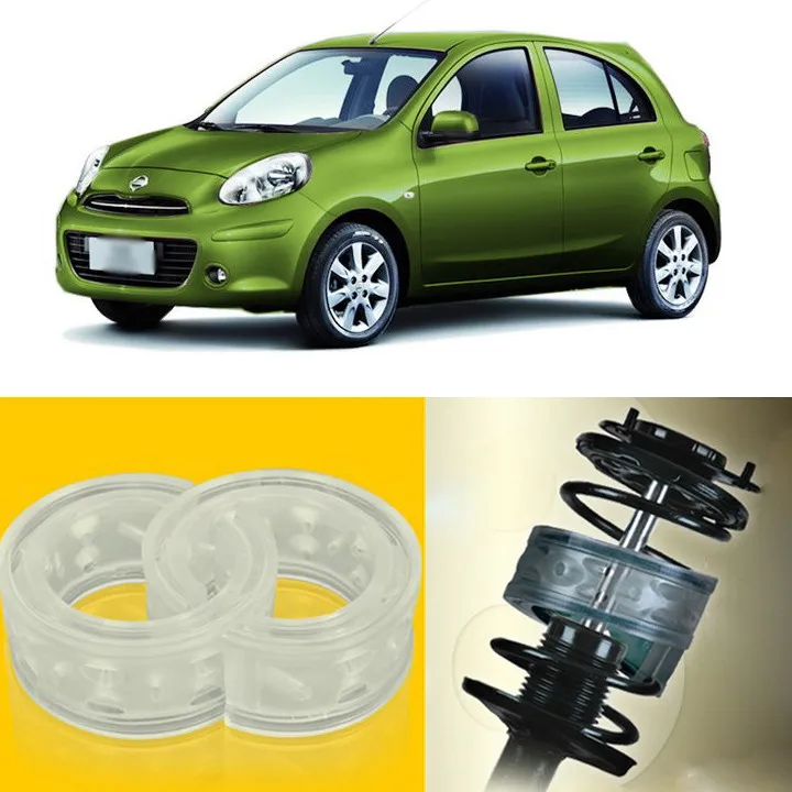 2 шт. Super Power Передняя Амортизатор Пружина Подушка Буфера для Nissan March|spring balance|spring