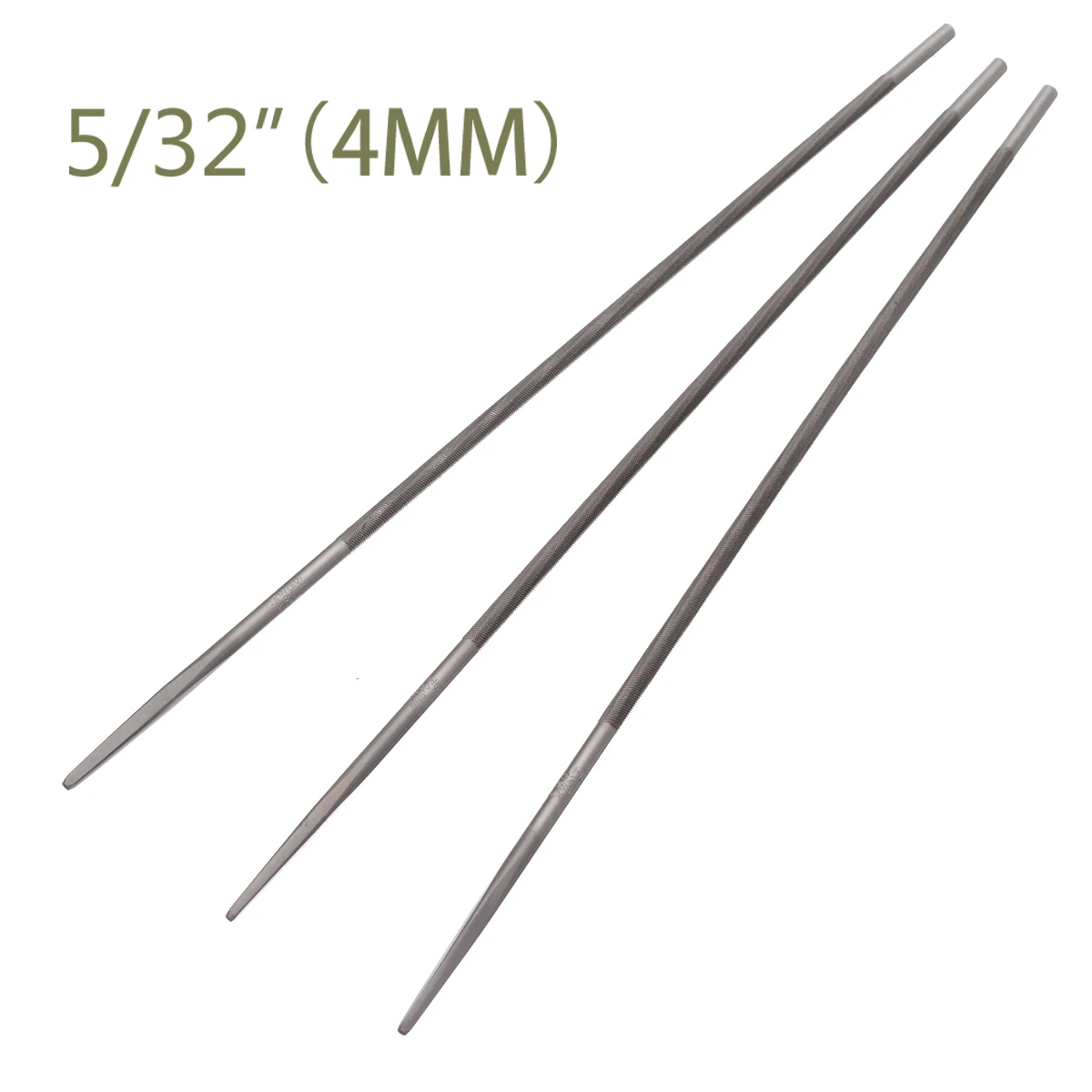 

Mayitr 3pcs Round Chainsaw Saw Chain Files Sharpening Chainsaw Chains 4mm 5/32" Woodworking Hand Tools