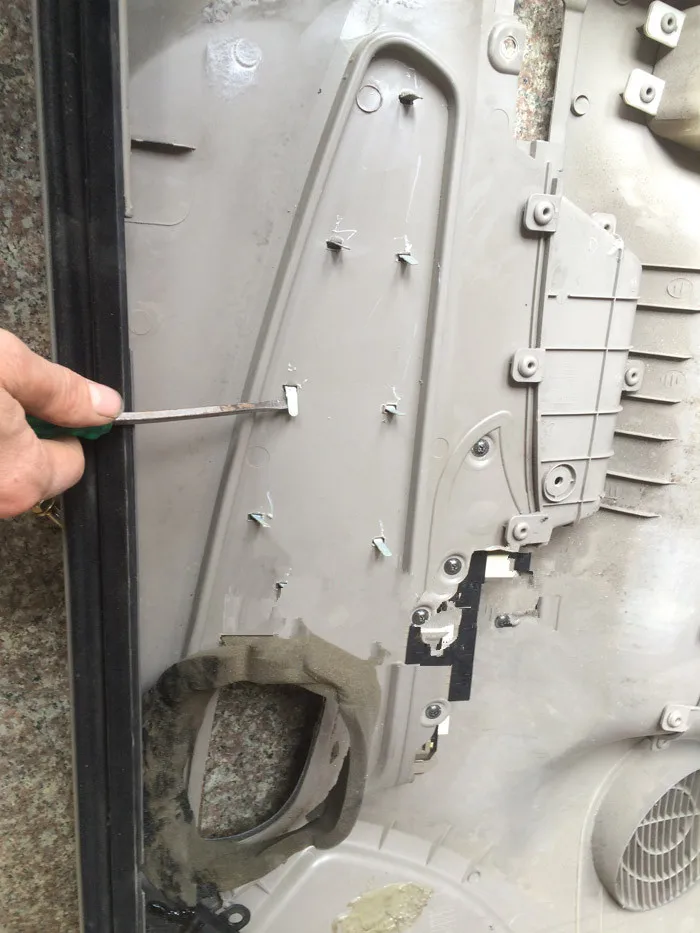 Авто Accesorry микрофибра кожа межкомнатных дверей Панель подлокотника для hyundai Tucson 06 07 08 09 10 11 12 2013 8 шт./компл. AB268