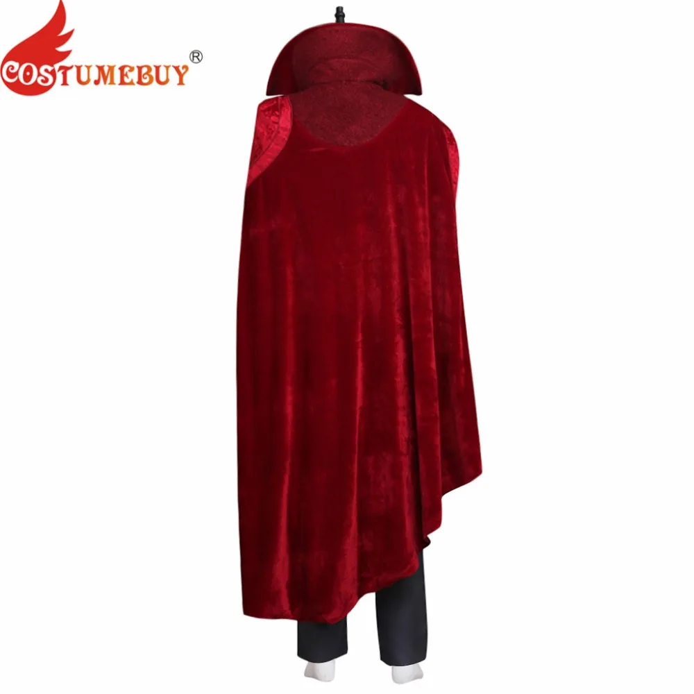 CostumeBuy костюм Доктора Стрэнджа Детское пальто-жакет для косплея доктор Стив красный плащ халат накидка Косплей Хэллоуин Вечерние наряды