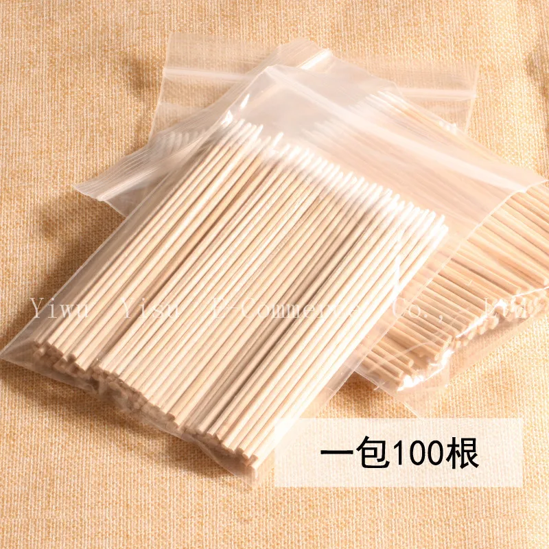 10 пачек острый деревянный хлопковый макияж косметика для здоровья чистый ватный