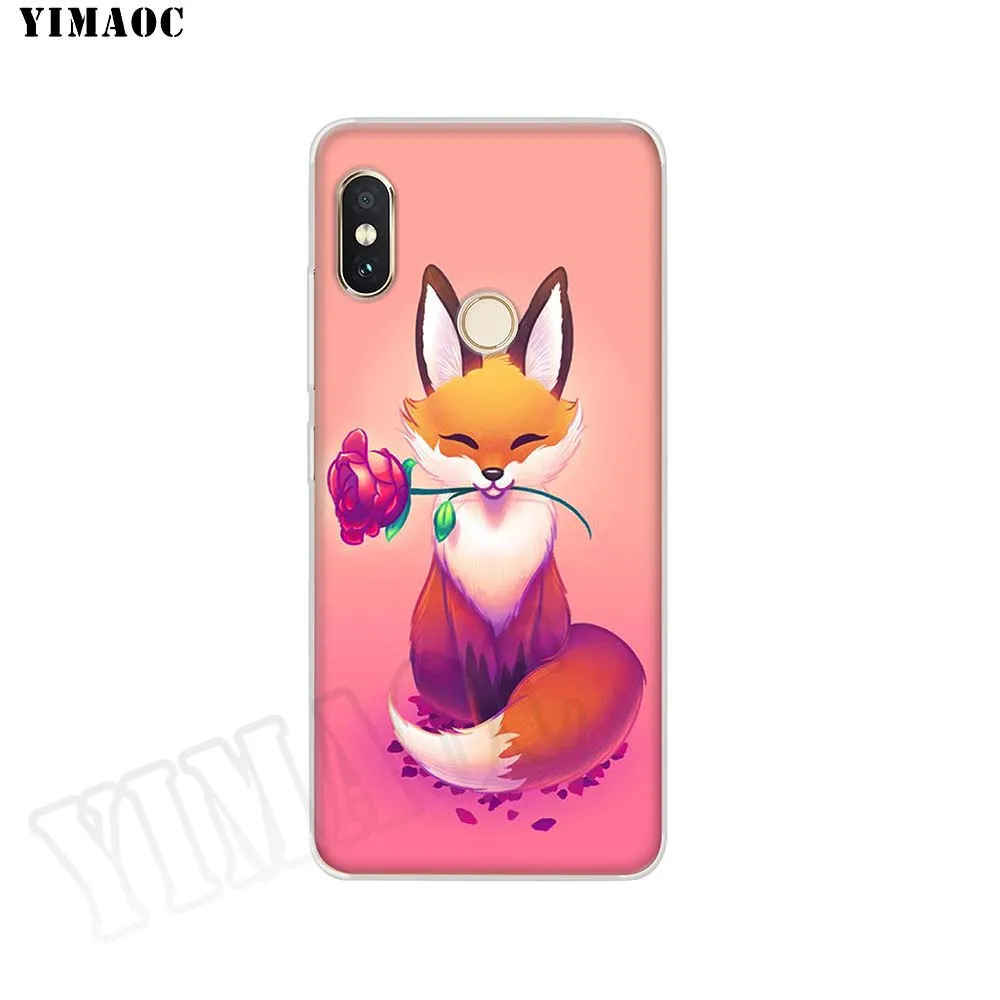 YIMAOC Youre So Foxy Fox Art Foxes Series Soft for POCOPHONE F1 Case Xiaomi Redmi Note 6 7 Pro 6A Mi 8 Lite Cases |