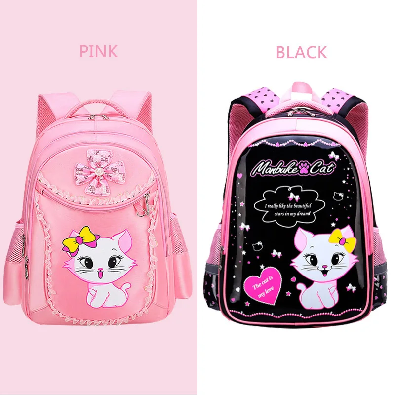

3pcs/set Kitty Children Backpack School Bags For Girls Cartoon Cat Kid Backpack Child School Backpack Mochilas Escolares Infanti