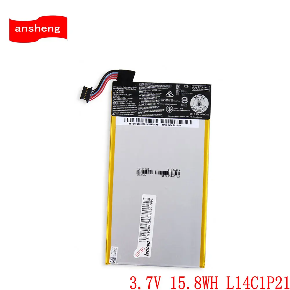 Высокое качество 3 7 V 15.8WH L14C1P21 4280mAh батарея для Lenovo MIIX MIIX3 830 серии
