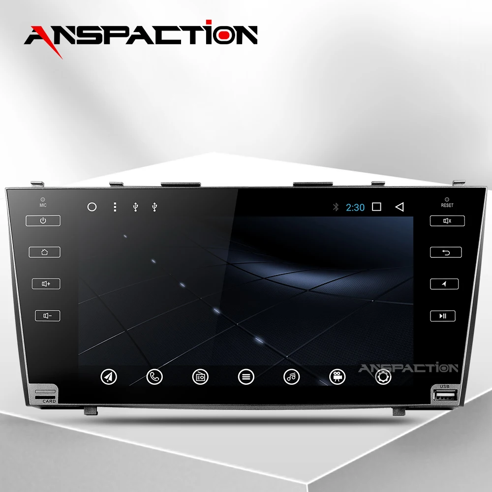 Ips Android 8 1 2G Автомобильный gps навигатор для Toyota camry 2008 2009 2010 2011 автомобиля dvd плеер