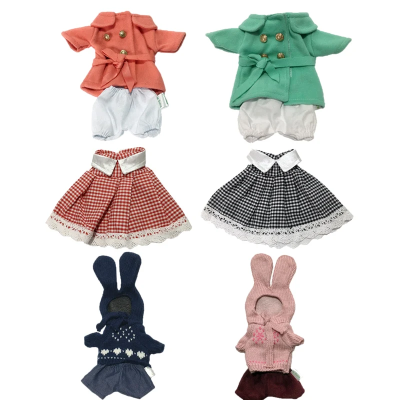 45 см/60 см Кролик кошка Медведь кукла одежда мягкое платье Кукла юбка свитер