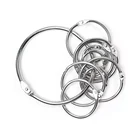 (10 шт.лот) DIY карты. Альбомы, Переплетенные железом. Цепь для переключения ключей. Открытый круг. Папка. Металлический зажим для колец. Регулируемый circ