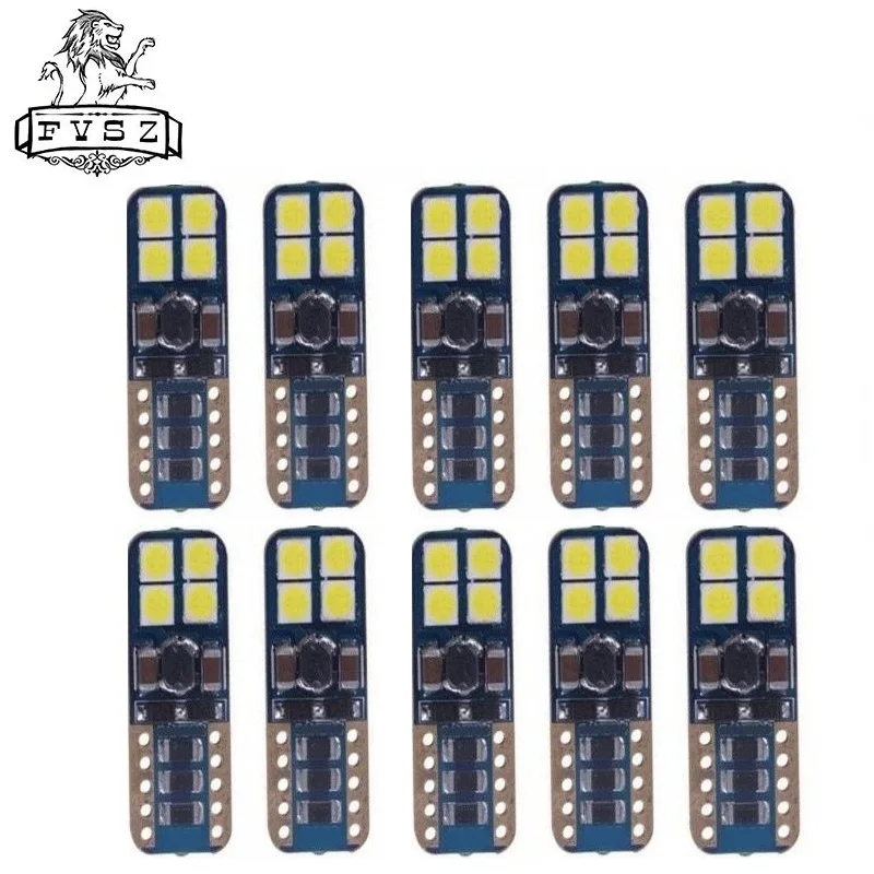 Светодиодный фонарь для парковки T10 W5W 194 168 COB 8SMD автомобильный клиновидный