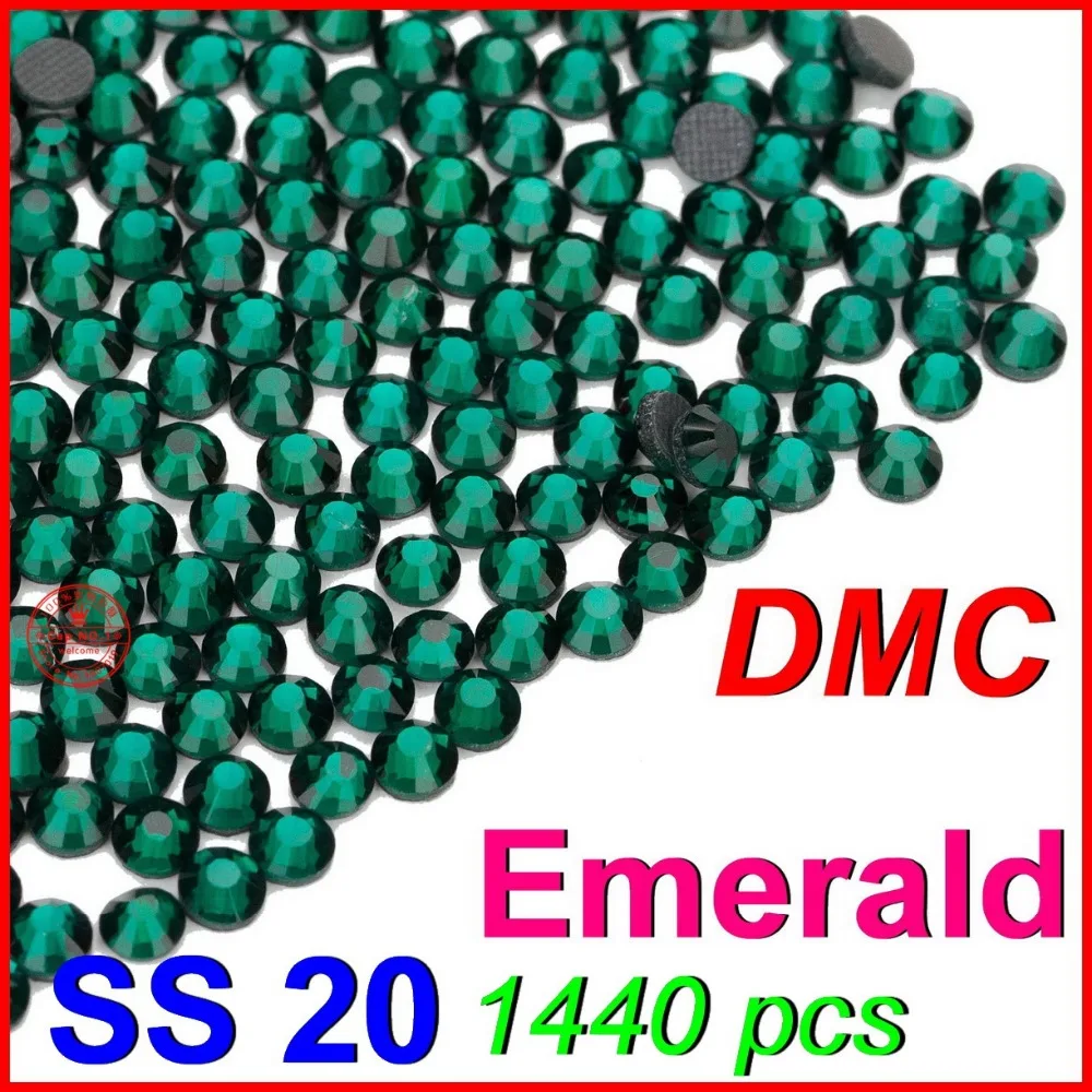 SS20 4 6 8 мм 1440 Φ DMC Горячая фиксация плоская задняя свободная стразы теплопередача