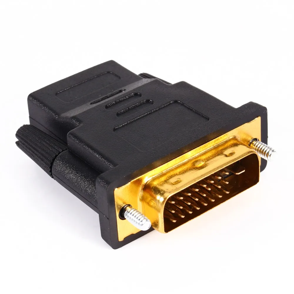 Конвертер DVI 24 + 1 в HDMI совместимый преобразователь переходник мама папа для HD ТВ