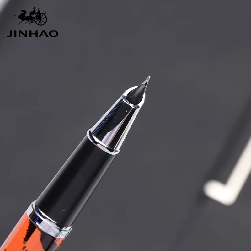 Новинка Jinhao благородная леопардовая перьевая ручка 0,38 мм и 0,5 мм чернильная ручка подарок высокое качество студенческие принадлежности каллиграфия ручки