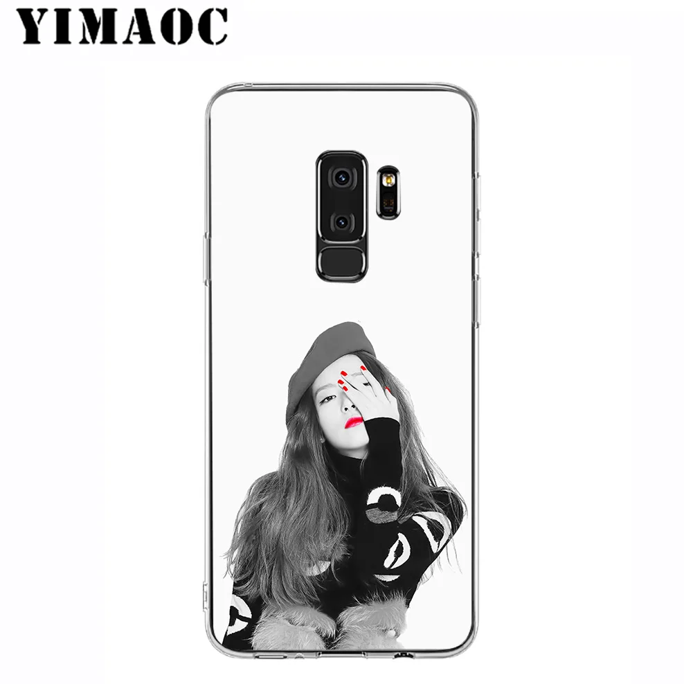Yimaoc в звездочку красное бархатное K поп Мягкий силиконовый чехол для samsung Galaxy A5 A6