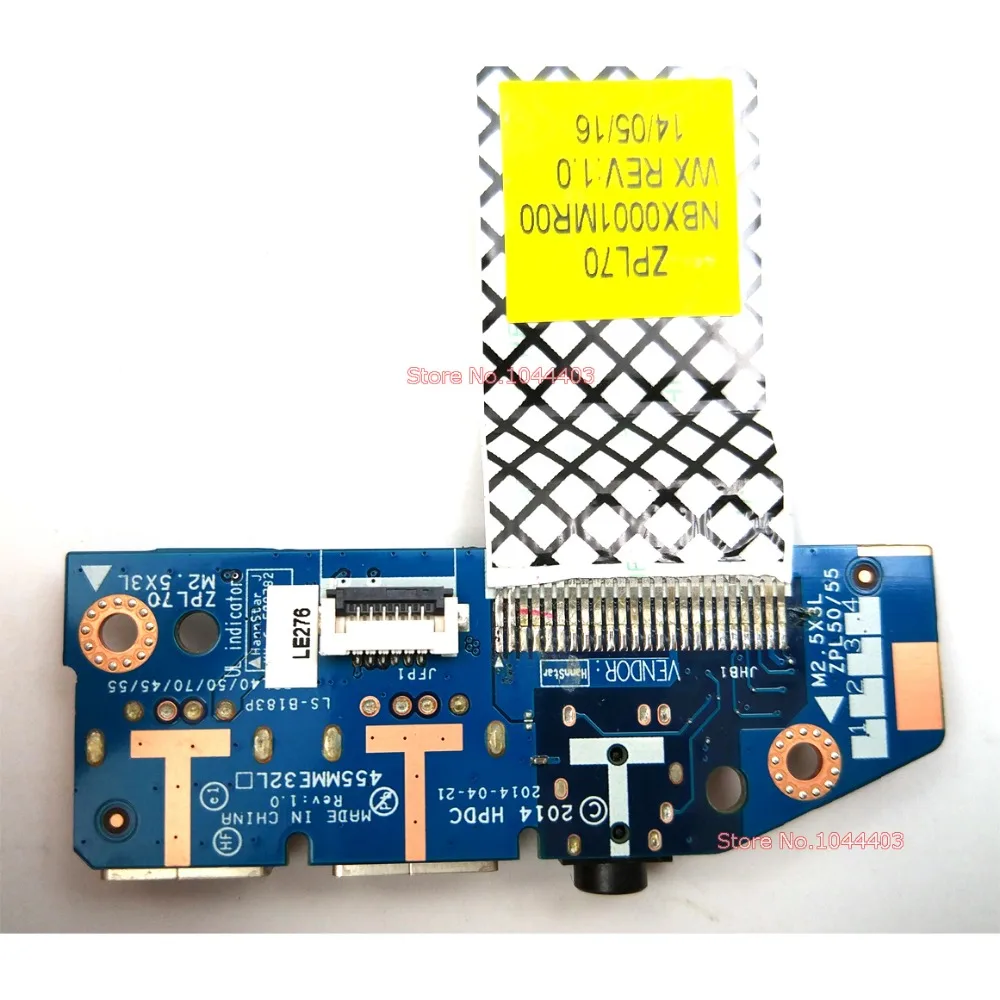 Оригинальная новая USB аудиоплата для ноутбука HP ProBook 440 450 455 G2 Series LS B183P ZPL70|probook