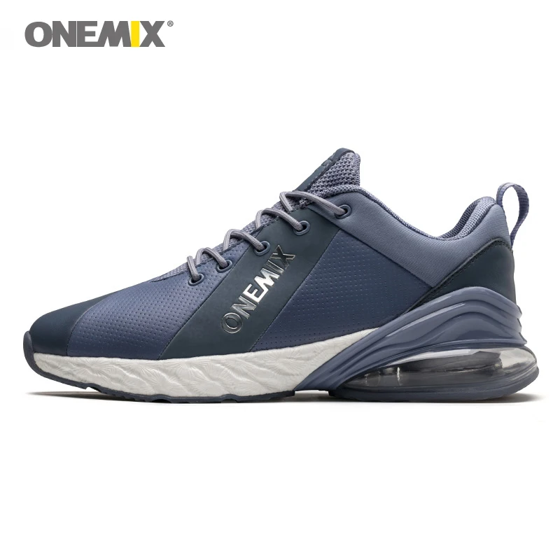 

ONEMIX Air Cushion Mens Running Shoes Nice 270 Winter Leather Shoes Shock Absorption Midsole For Womens Outdoor Jogging Shoes