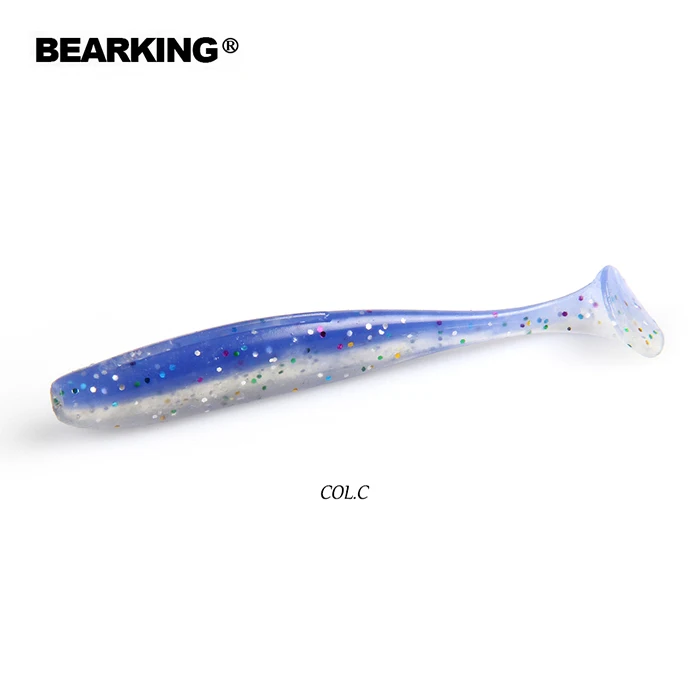 BEARKING Shiner от 75 мм 2g 16 шт./пакет Искусственные воблеры мягкие приманки Шад Карп силиконовые рыболовные приманки мягкие приманки рыболовные снасти - Цвет: COL.C