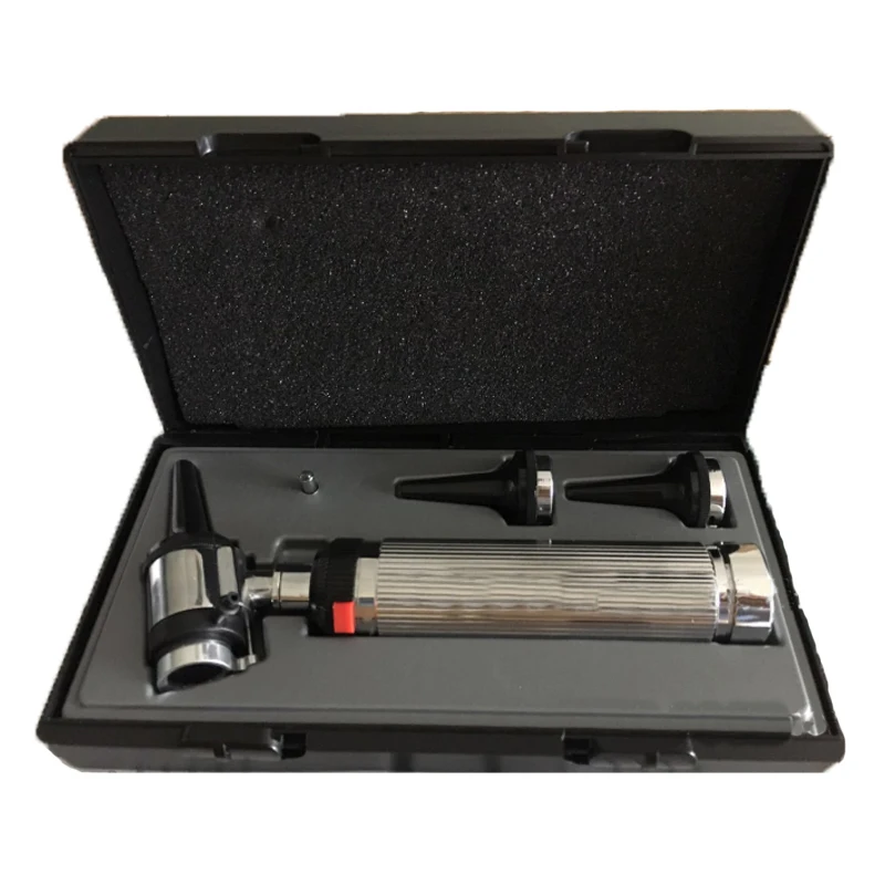 Изысканный Профессиональный Отоскоп 3 размера speculum 1 Запасная лампа